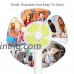 Gruper Mini Handheld Fan Rechargeable Desk Fan with Base Mini Portable Fan for Traveling  School  Outdoor Sports  Home and Office(white) - B07D58DKZB